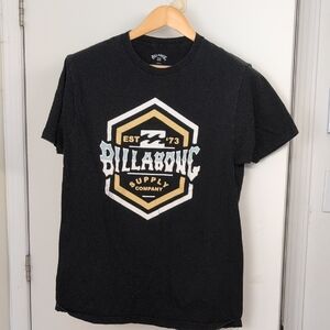 BILLABONG BLACK T SHIRT SIZE MEDIUM